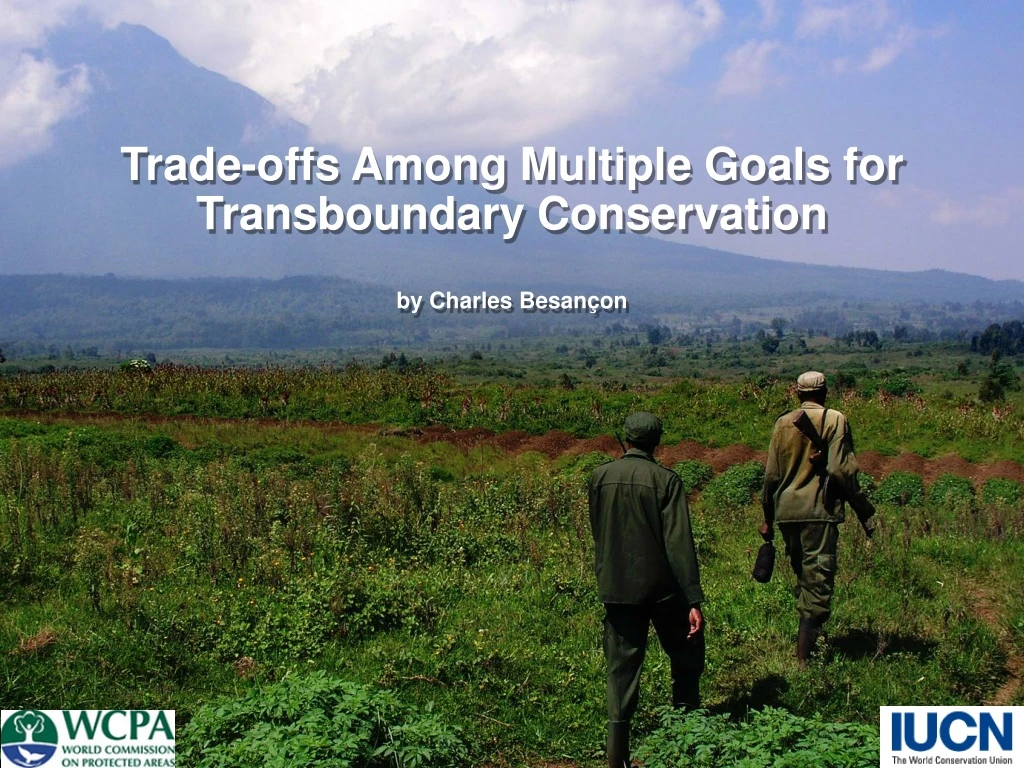 trade offs among multiple goals for transboundary