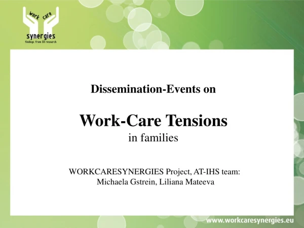 Dissemination-Events on Work-Care Tensions in families