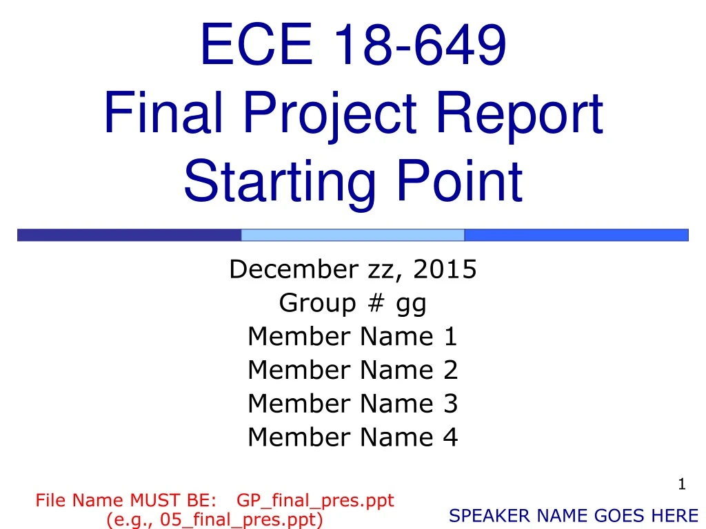 ece 18 649 final project report starting point