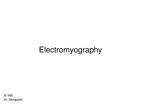 Electromyography