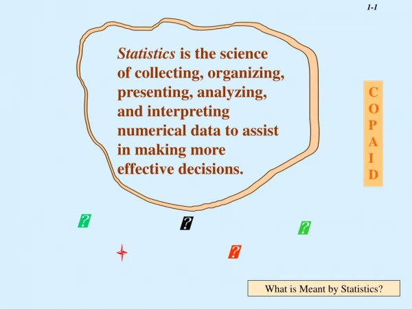 What is Meant by Statistics?