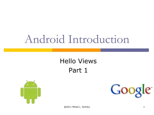 Android Introduction