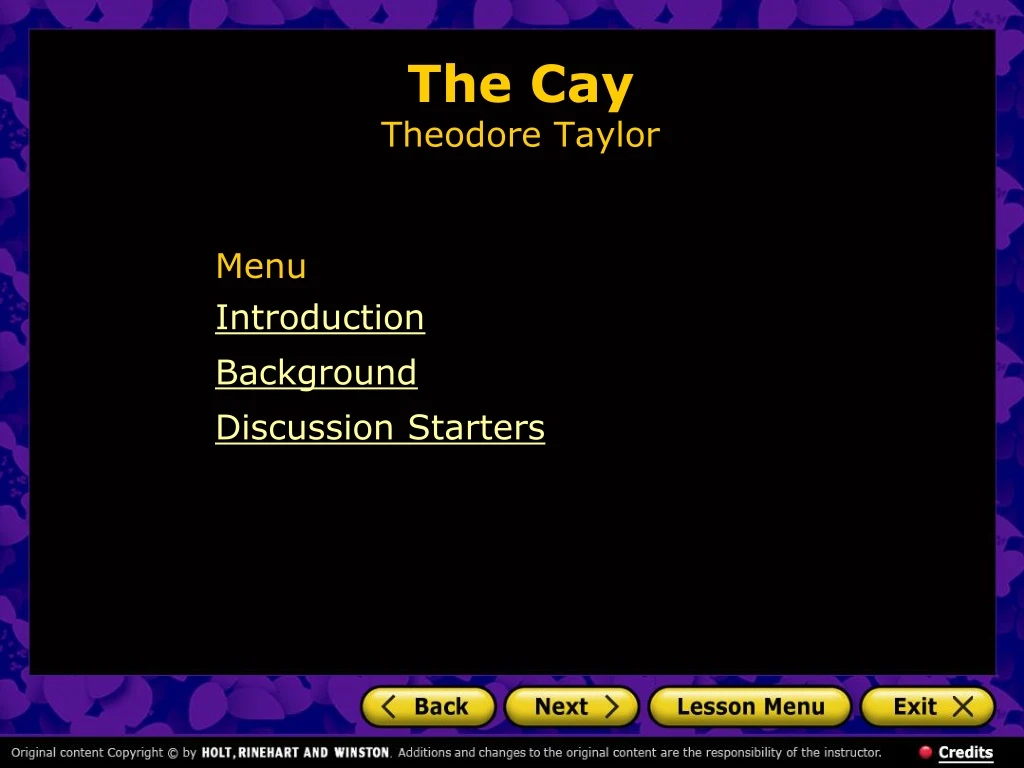 the cay theodore taylor