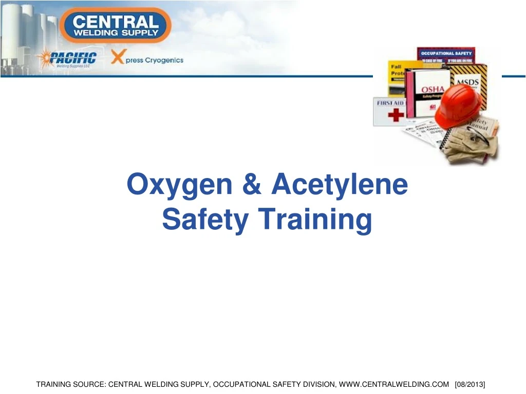 oxygen acetylene safety training