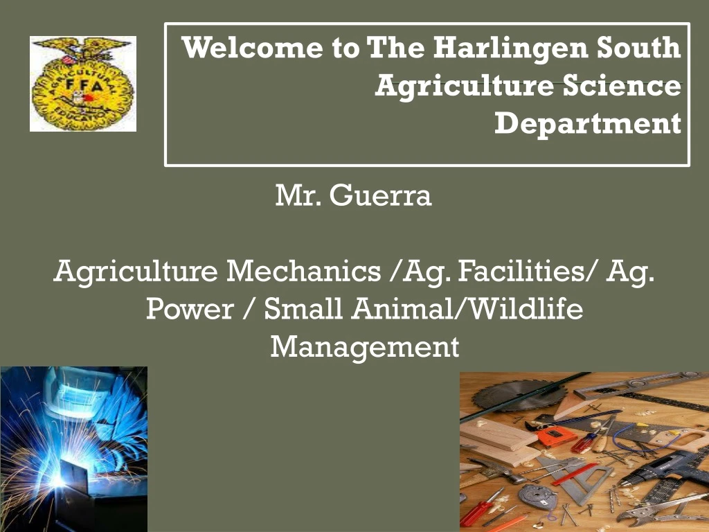 welcome to the harlingen south agriculture