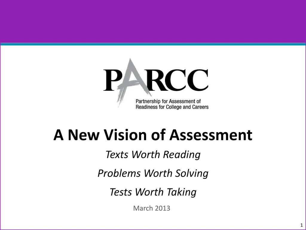 a new vision of assessment texts worth reading