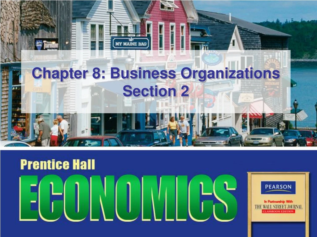 chapter 8 business organizations section 2