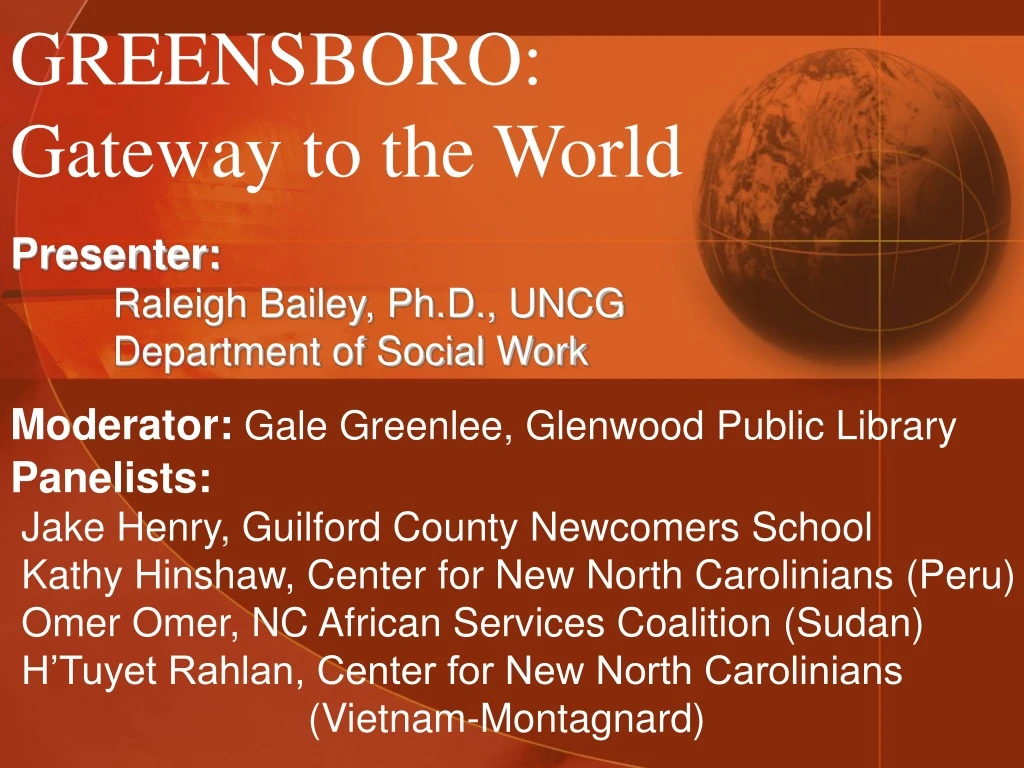 greensboro gateway to the world