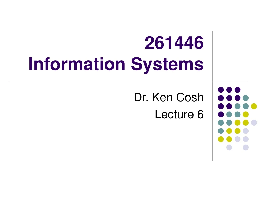 261446 information systems