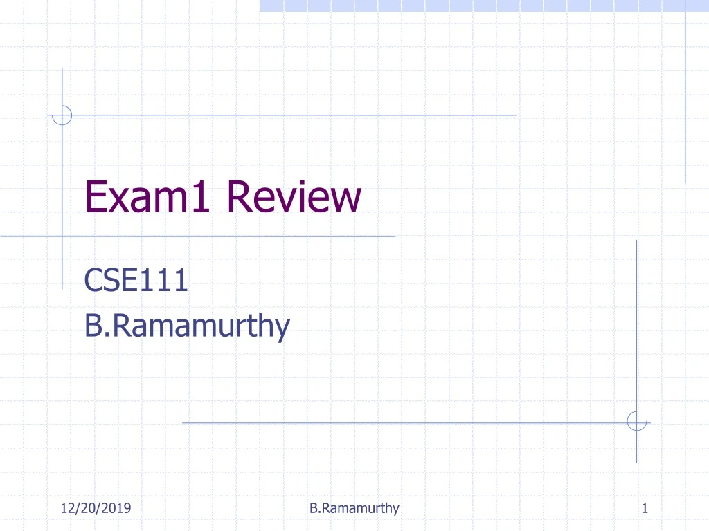 exam1 review