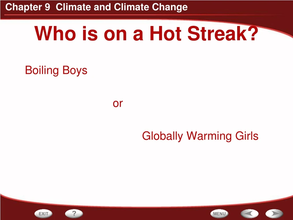 who is on a hot streak