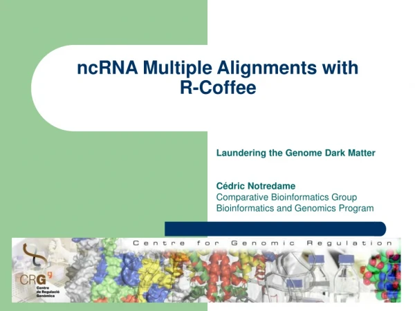 ncRNA Multiple Alignments with  R-Coffee