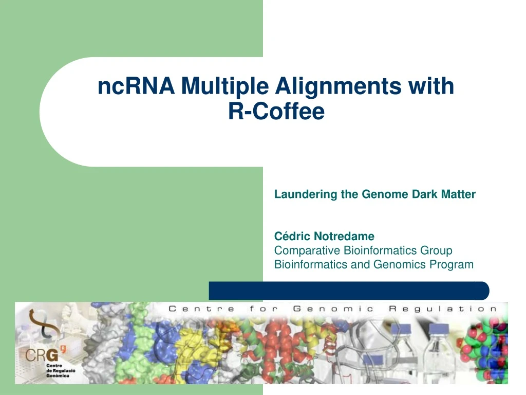 ncrna multiple alignments with r coffee