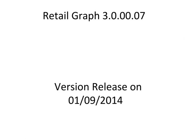 Retail Graph 3.0.00.07