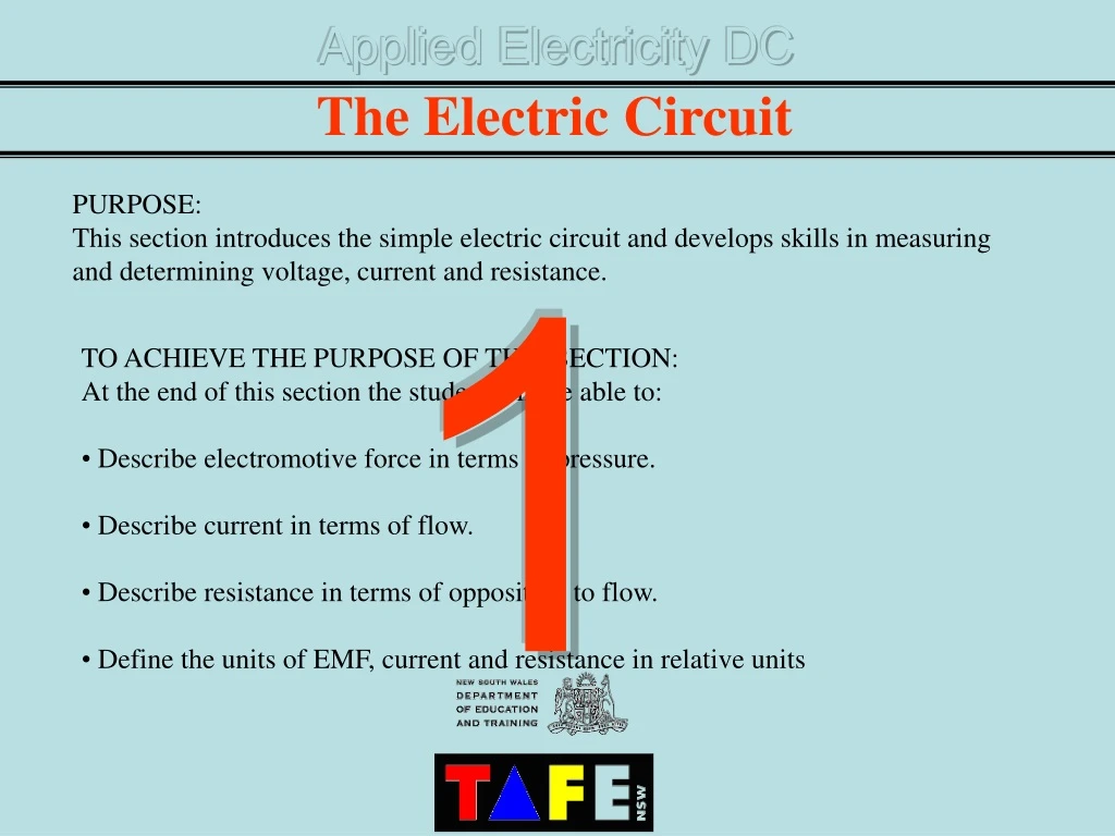 applied electricity dc