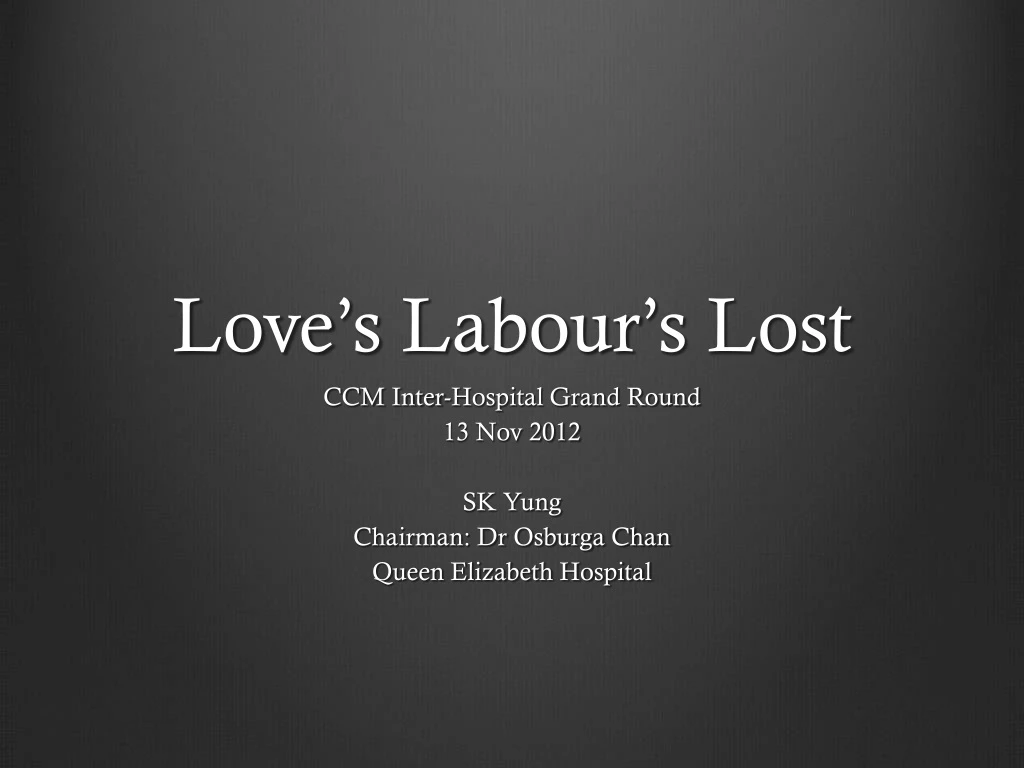 love s labour s lost