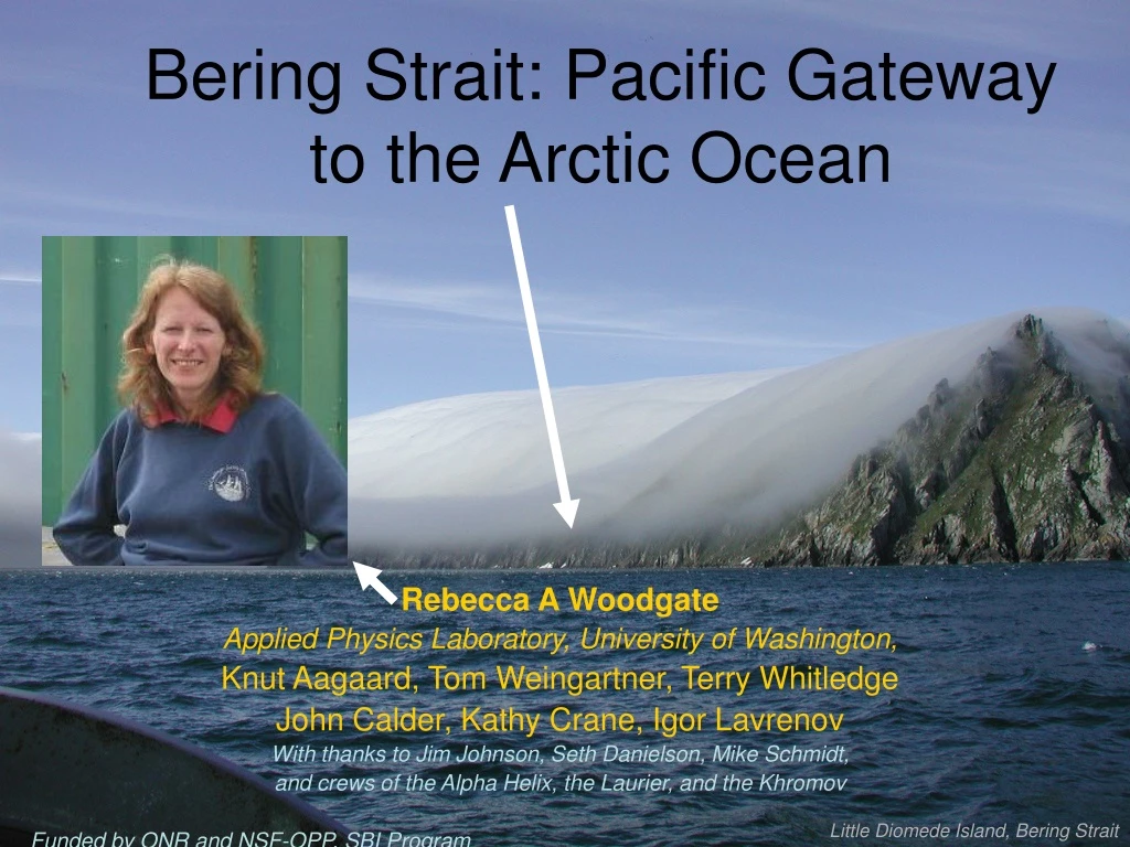 bering strait pacific gateway to the arctic ocean