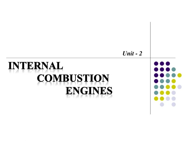 INTERNAL              COMBUSTION                         ENGINES