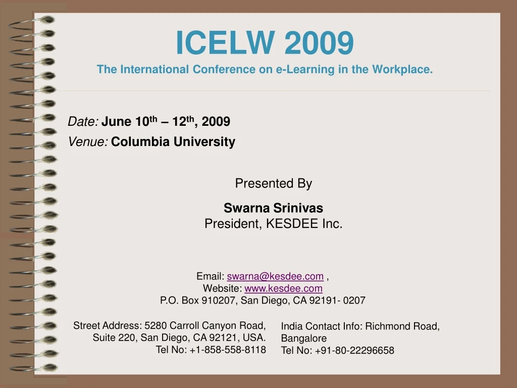 icelw 2009