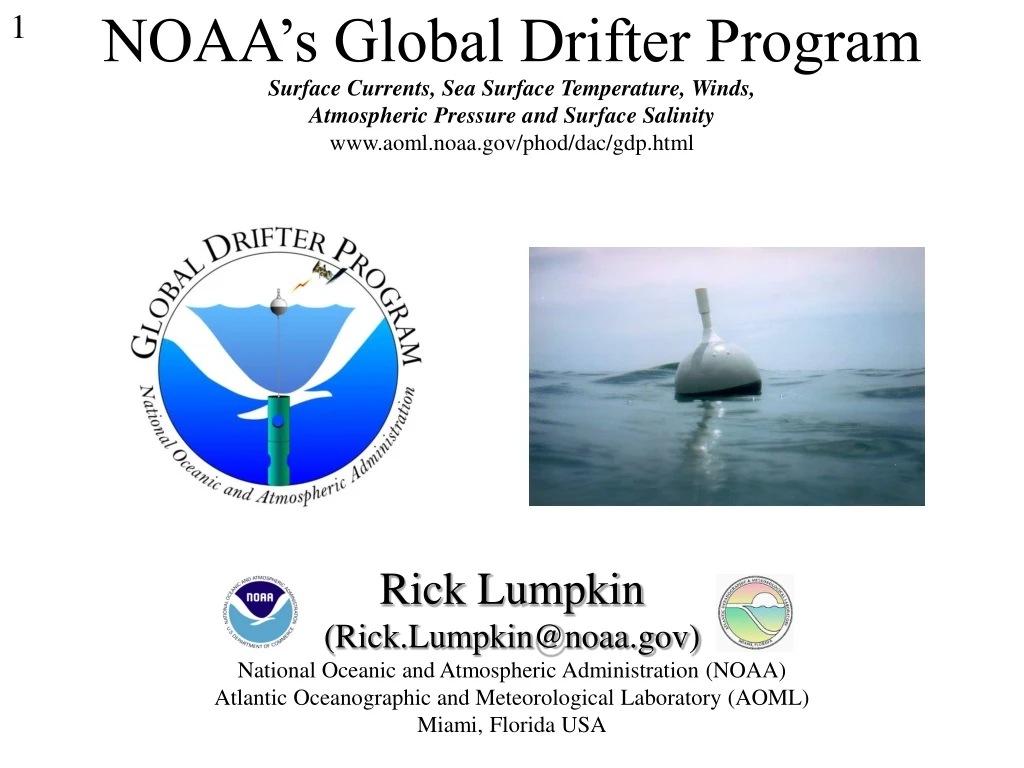 noaa s global drifter program