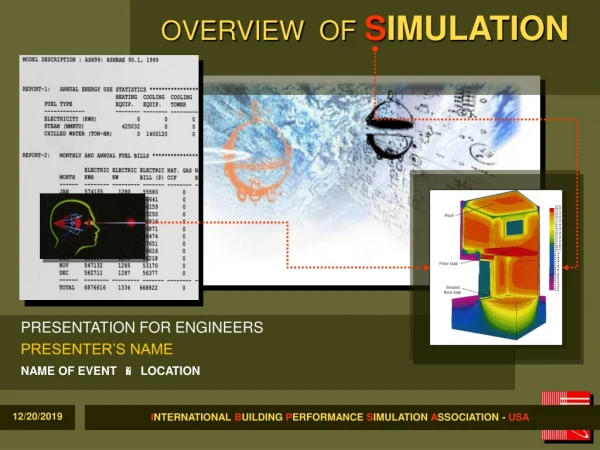 OVERVIEW  OF S IMULATION