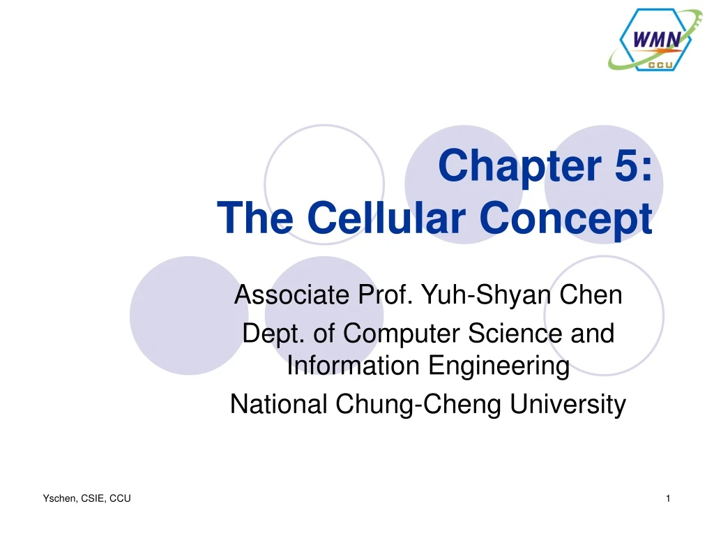 chapter 5 the cellular concept