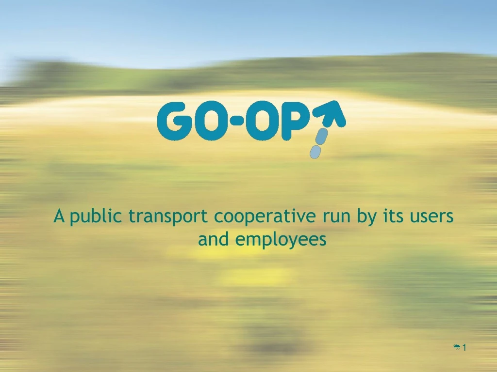 a public transport cooperative run by its users
