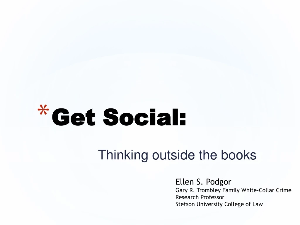 get social