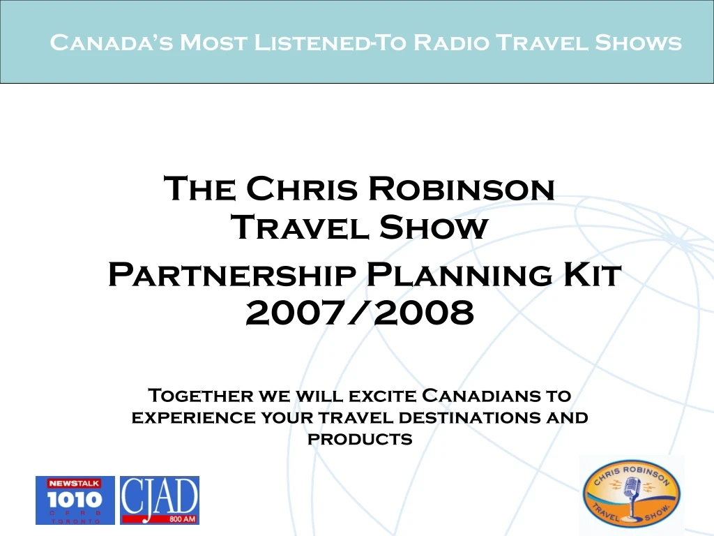 canada s most listened to radio travel shows