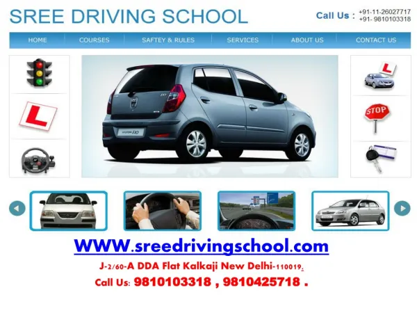driving school in delhi, motor training school delhi