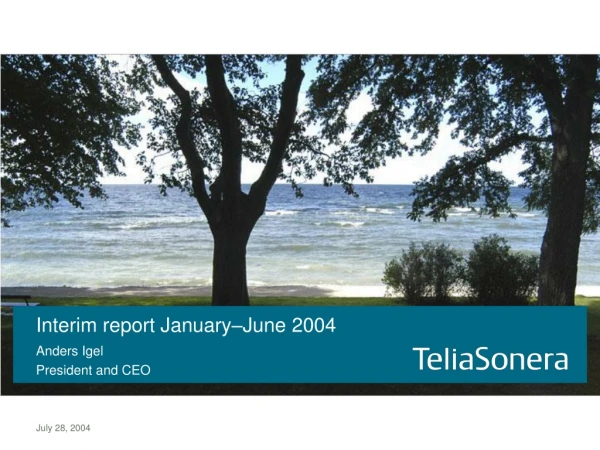 Interim report January–June 2004