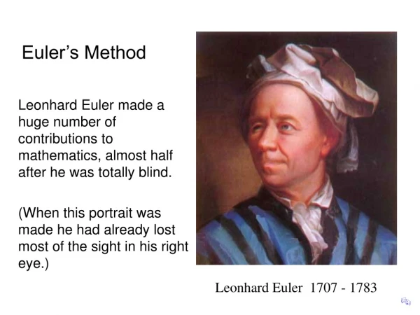 Euler’s Method