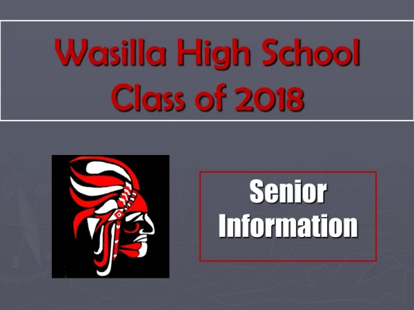 Wasilla High School Class of 2018