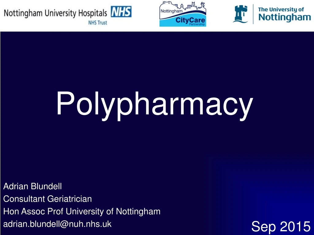 polypharmacy