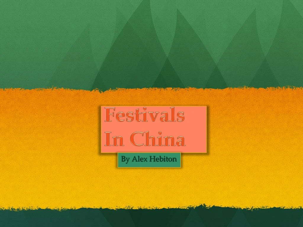 festivals in china