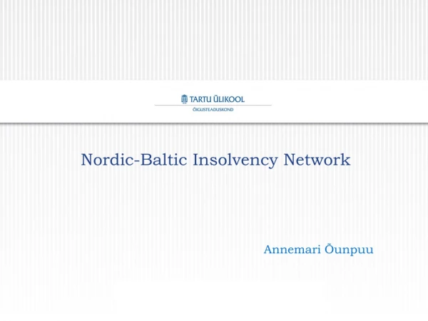 Nordic-Baltic Insolvency Network