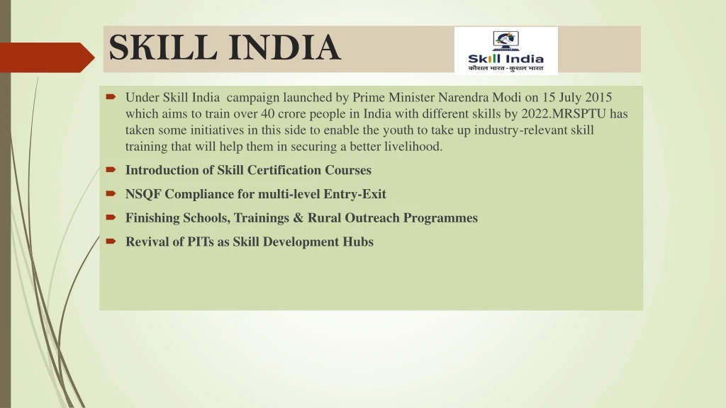 skill india ppt presentation download