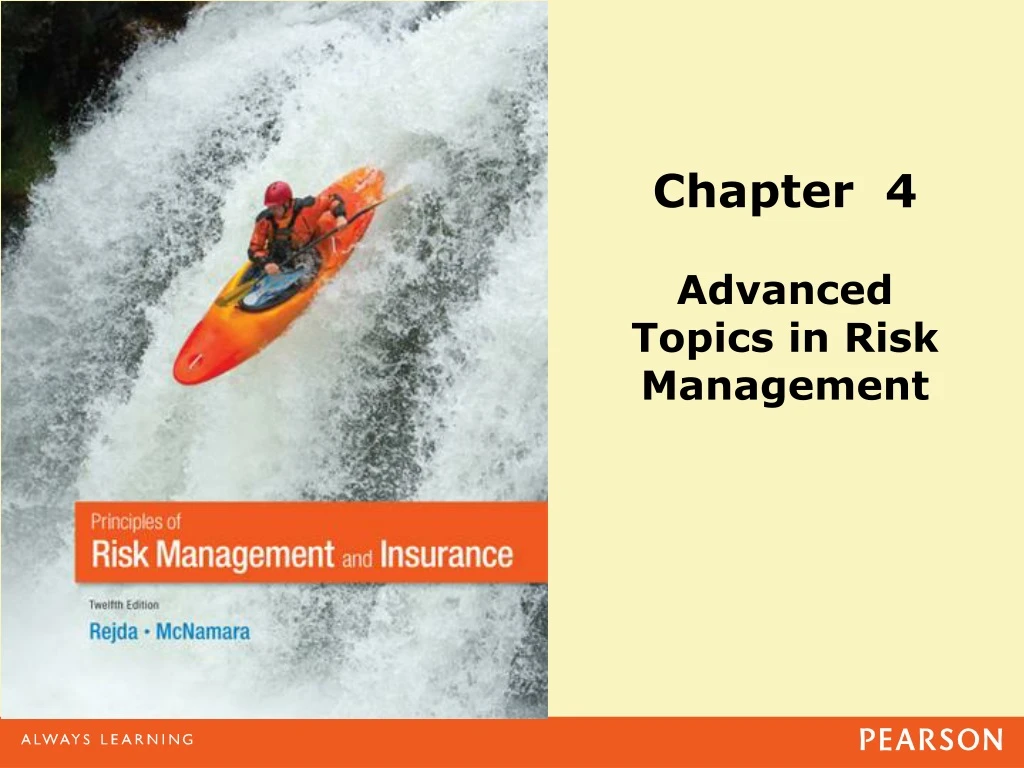 chapter 4 advanced topics in risk management