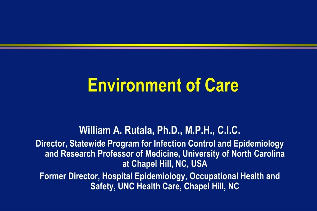 environment of care