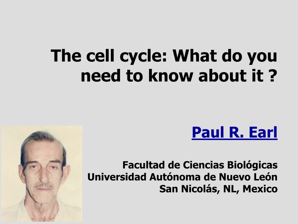 the cell cycle what do you need to know about