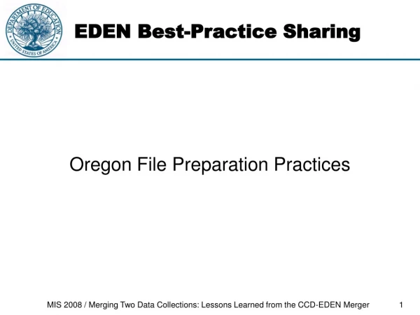 EDEN Best-Practice Sharing