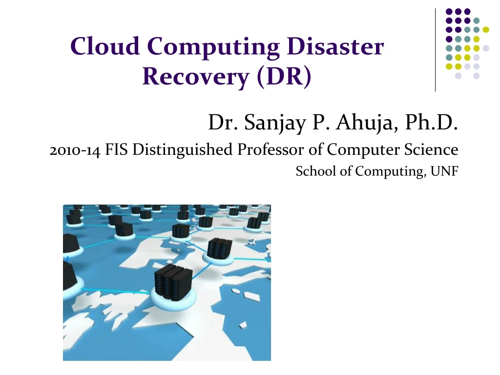 cloud computing disaster recovery dr