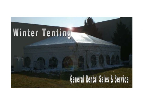 Winter Tenting