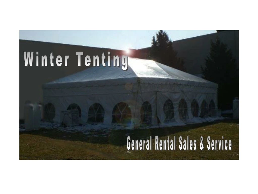 winter tenting