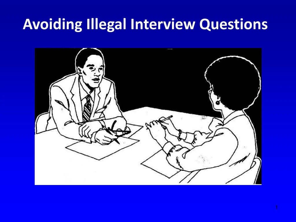 avoiding illegal interview questions