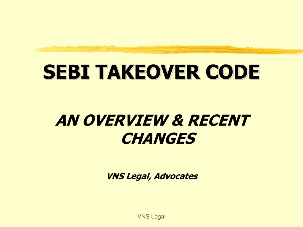 sebi takeover code an overview recent changes
