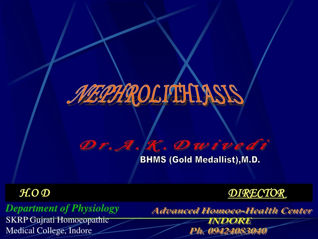 nephrolithiasis