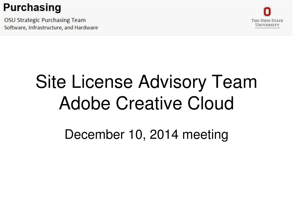 site license advisory team adobe creative cloud