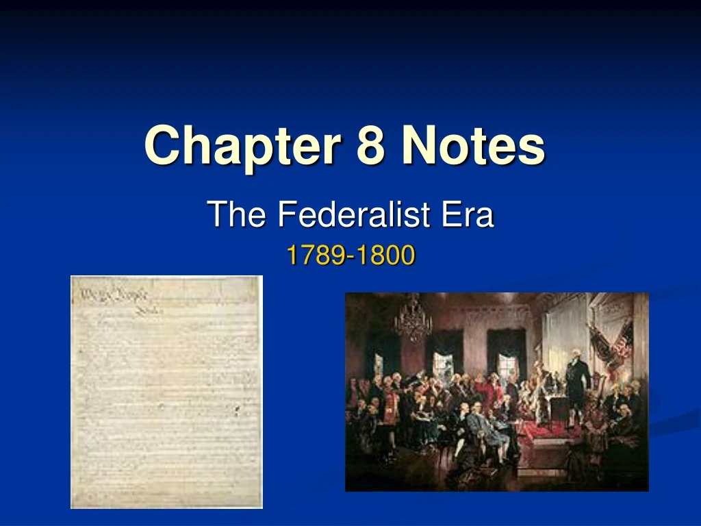 chapter 8 notes