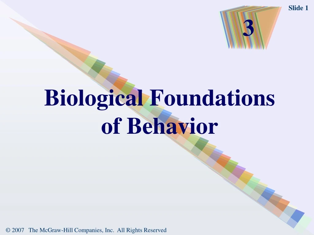 biological foundations of behavior